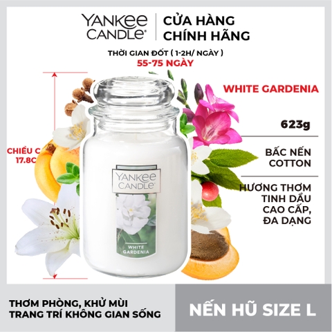 Nến Hũ L	White Gardenia