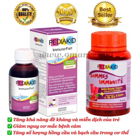 PEDIAKID Immuno-Fort - Hàng Pháp