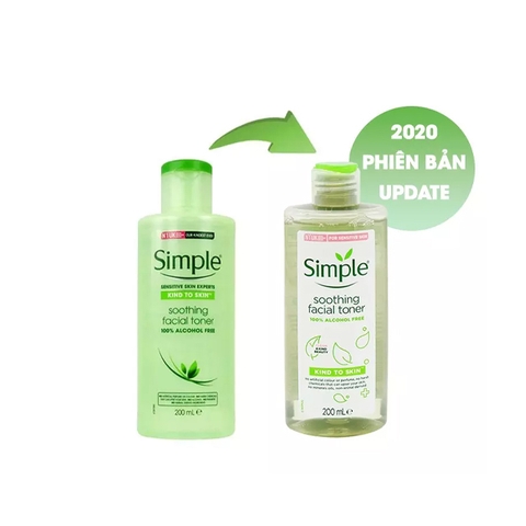 Nước hoa hồng Simple Kind to Skin Soothing Facial Toner