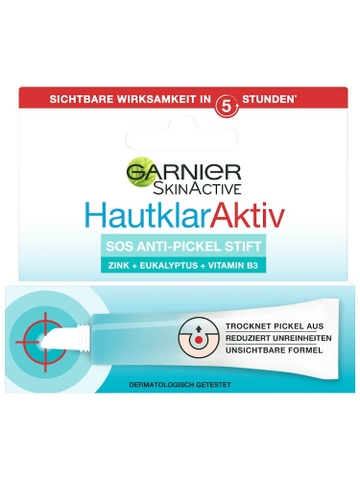 Gel trị mụn Garnier Hautklar SOS Anti Pickel Stift 10ml