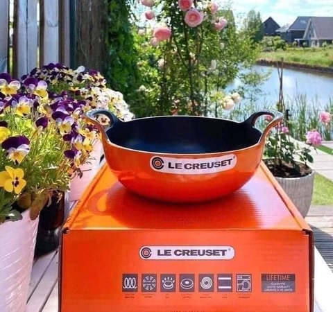 Chảo gang Le-Creuset Balti 24cm