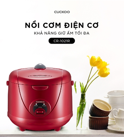 Nồi Cơm Điện Cơ Cuckoo 1.8L CR-1021/RDVNCV