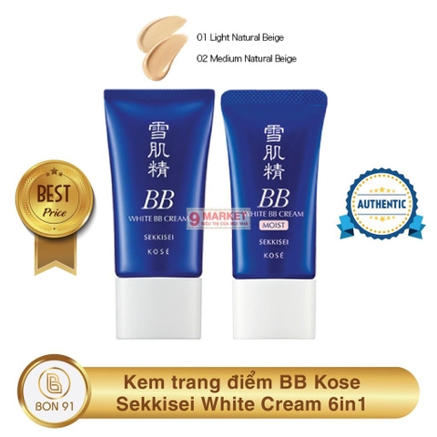Kem trang điểm BB Kose Sekkisei White Cream 6 in 1