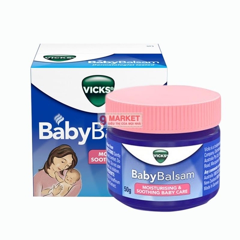 Dầu Vicks Baby Balsam Bôi Ấm Ngực Cho Bé