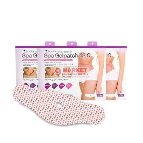 SPA GEL PATCH 42°C – miếng dán tan mỡ bụng