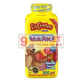 Kẹo Dẻo Bổ Sung Vitamin L’il Critters Gummy Vites 300 Viên