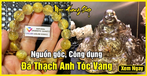 Đá Thạch Anh Tóc Vàng - Công dụng, Nguồn gốc và Ý nghĩa