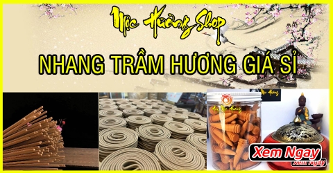 Nhang trầm hương giá sỉ tại xưởng - nụ trầm, nhang cây, nhang vòng