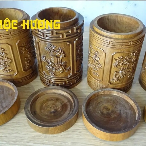 HỘP ĐỰNG CHÈ THƠM GỖ BÁCH XANH MỘC CHÂU