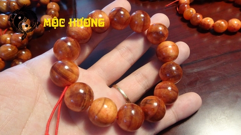 Vòng Gỗ Huyết Long Thấu Quang Vip 100%, Giá 195k, Freeship Toàn Quốc