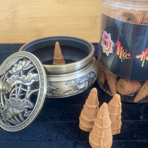 Nhang Nụ Gỗ Đàn Hương Ấn Độ 50g Thơm Mạnh