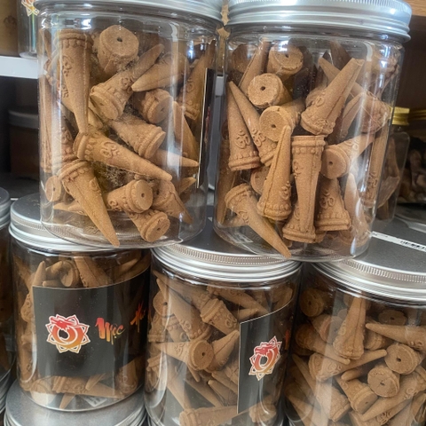 100g Nhang NỤ TRẦM HƯƠNG chữ Om Tự Nhiên - Nụ Trầm Xông Thác Khói