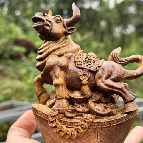 Tượng Gỗ Trầm Hương Tự Nhiên 12 Con Giáp Theo Tuổi