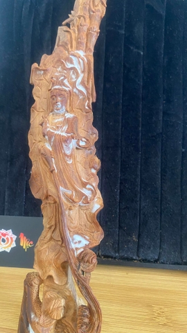 Tượng quan âm bồ tát gỗ hoàng đàn thơm ngọt