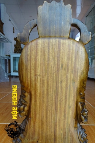 Tượng THẦN TÀI gỗ XÁ XỊ thơm mát hàng kỹ sắc nét