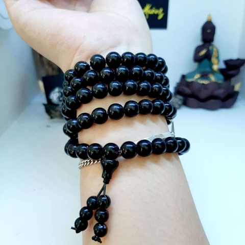 Chuỗi San Hô Đen Tự Nhiên 108 Hạt 8mm