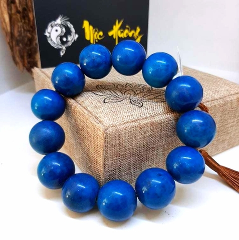 Vòng San Hô Xanh Tự Nhiên 18mm