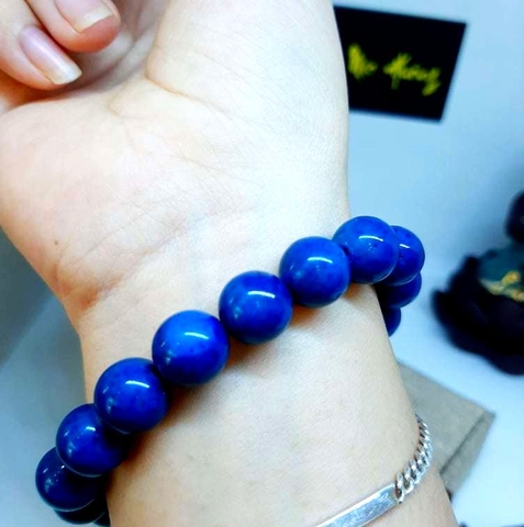 Vòng Tay San Hô Xanh Tự Nhiên Cao Cấp 10mm