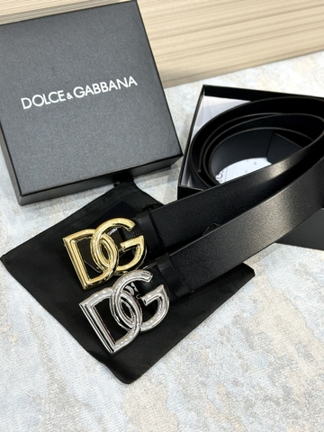 Thắt lưng, dây nịt, belt Dolce Gabbana logo DG new 2024 size 85 -110cm fullbox Like Auth 1-1 on web