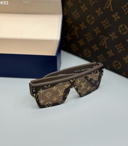 Kính đeo mắt thời trang Louis Vuitton Waimea Monogram gọng to logo khắc new 2024 Like Auth on web fulbox