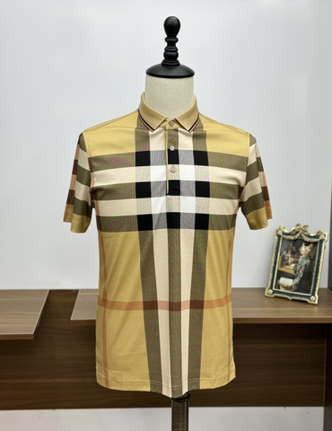 Áo polo Burberry kẻ sọc nhỏ hình chữ thập new 2024 Like Auth 1-1 on web