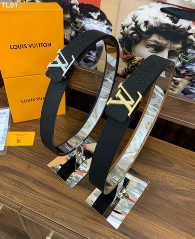 Thắt lưng, dây nịt, belt Louis Vuitton dây lưng Đen sần mặt đính đá size 90-95-100cm Like Auth 1-1 on web fullbox