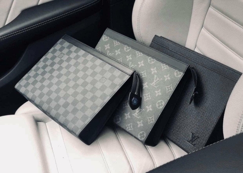 Túi ví clutch cắp nách xách tay Louis Vuitton Like Auth fullbox