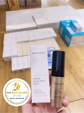 Kem dưỡng đa năng dạng thỏi Incellderm Vieton Multi Stick Balm 9g Kem dưỡng đa năng dạng thỏi Incellderm Vieton Multi Stick Balm 9g