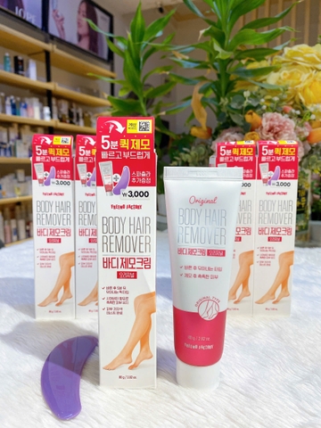 Kem tẩy lông toàn thân Hàn Freemo Factory Body Hair Remover 80g