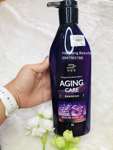 Miseen Aging care Full & Thick 680 ml (Cho tóc khô, hư tổn, gãy rụng, giữ màu tóc nhuộm)