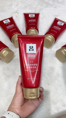 ủ tóc Ryo Nourishing treatment cho tóc mỏng yếu và hư tổn.