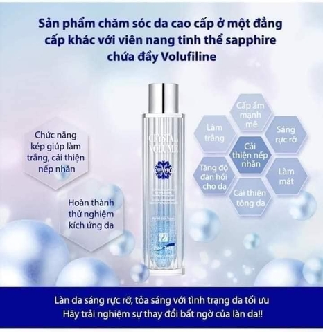 Tinh chất kim cương xanh Crystal Volume (có VAT)