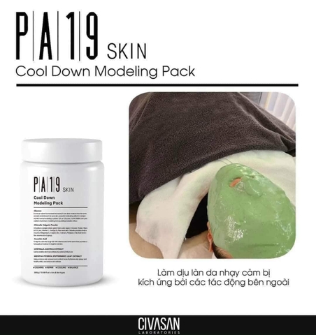 Mặt nạ làm dịu, giảm sưng đỏ, se khít lỗ chân lông PA19 Skin Cool Down Modeling Pack Mặt nạ làm dịu, giảm sưng đỏ, se khít lỗ chân lông PA19 Skin Cool Down Modeling Pack