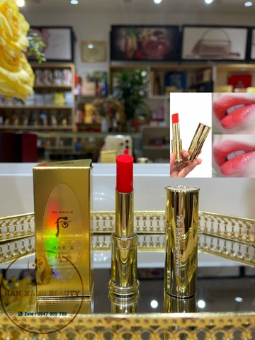 Son dưỡng môi chống nắng Whoo Gongjinhyang: Mi Glow Lip Balm SPF10 Son dưỡng môi chống nắng Whoo Gongjinhyang: Mi Glow Lip Balm SPF10