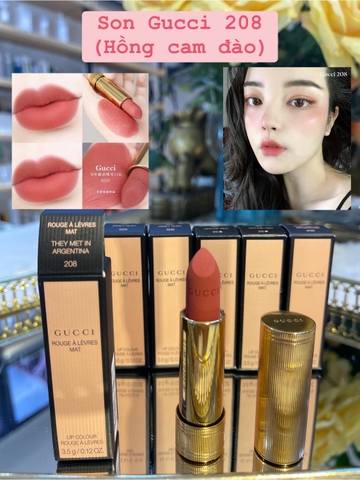 Son Lì Siêu Mịn Gucci Rouge À Lèvres Mat 3.5g Son Lì Siêu Mịn Gucci Rouge À Lèvres Mat 3.5g