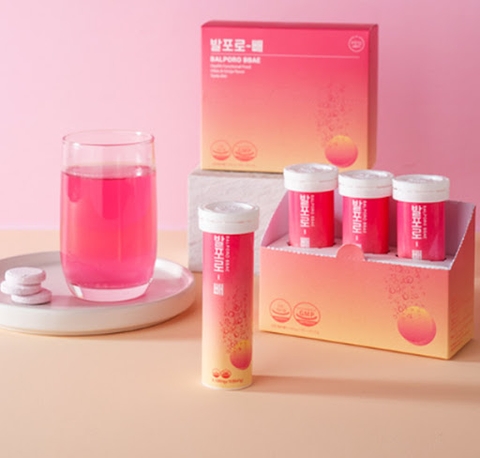 Viên sủi chuyển hoá chất béo Balporo BBae Hàn Quốc, hỗ trợ giảm cân, dưỡng da sáng mịn, phân phối độc quyền bởi BBae Lab