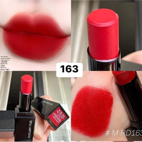 Son Shu Uemura Rouge Unlimited matte lipstick M RD163