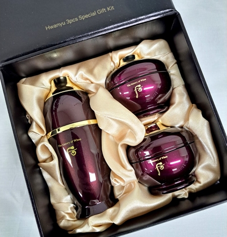 Bộ Dưỡng Tái Tạo, Phục Hồi Căng Bóng Da Hoàn Lưu Cao Whoo Hwanyu 3pcs Special Gift Kit Mini Bộ Dưỡng Tái Tạo, Phục Hồi Căng Bóng Da Hoàn Lưu Cao Whoo Hwanyu 3pcs Special Gift Kit Mini
