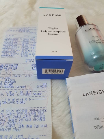 Tinh chất dưỡng trắng da cao cấp Laneige White Dew Original Ampoule Essence. Tinh chất dưỡng trắng da cao cấp Laneige White Dew Original Ampoule Essence.