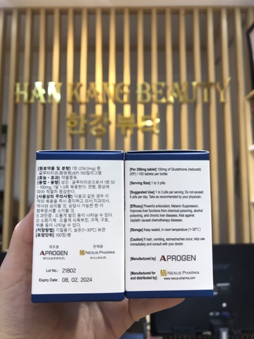 Viên uống trắng da, đẹp da Glutanex Tab Medical Grade Glutathione 100 viên Nexus Pharma Viên uống trắng da, đẹp da Glutanex Tab Medical Grade Glutathione 100 viên Nexus Pharma