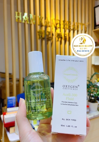 Serum Dưỡng Ẩm, Làm Dịu Căng Bóng Da Acell 300 Fluid Oxygen Ceuticals (có VAT)