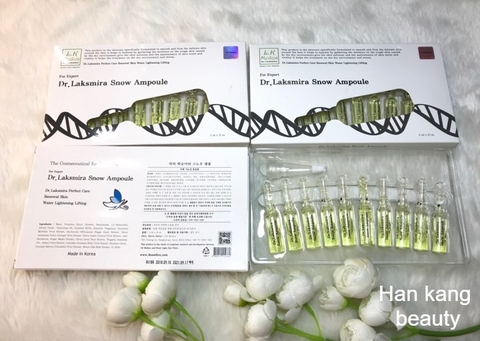 Huyết thanh trắng da vitamin tự nhiên Dr. Laksmira Snow Ampoule Huyết thanh trắng da vitamin tự nhiên Dr. Laksmira Snow Ampoule