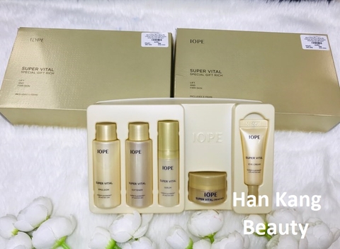 Bộ Dưỡng Ẩm, sáng da, Chống Lão Hoá Iope Super Vital Special Gift Rich