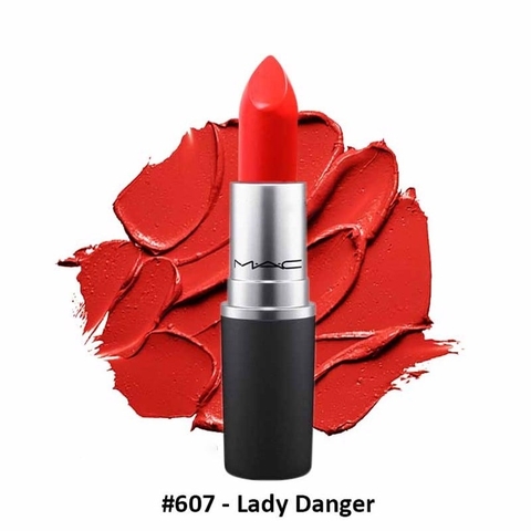 Son Mac Retro Matte Lipstick 607 Lady Danger Đỏ Cam Son Mac Retro Matte Lipstick 607 Lady Danger Đỏ Cam