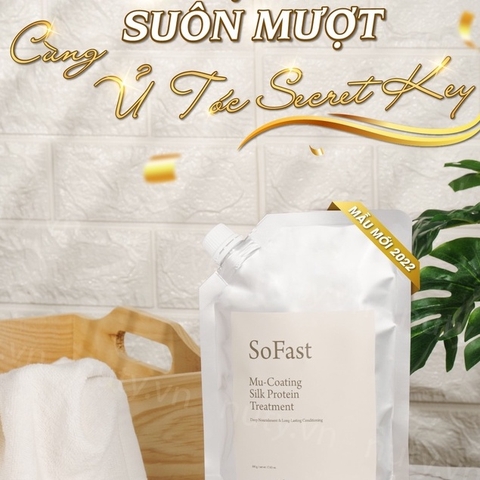 Kem Ủ Tóc Siêu Phục Hồi Tóc Khoẻ Bồng Bềnh Secret Key So Fast Mu-Coating Silk Protein Treatment 500g Kem Ủ Tóc Siêu Phục Hồi Tóc Khoẻ Bồng Bềnh Secret Key So Fast Mu-Coating Silk Protein Treatment 500g
