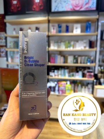 Sữa rửa mặt Bright O2 Bubble Clean Shaper Pi.Gene ( sữa rửa mặt tạo bọt làm sạch sâu O2 ) Sữa rửa mặt Bright O2 Bubble Clean Shaper Pi.Gene ( sữa rửa mặt tạo bọt làm sạch sâu O2 )