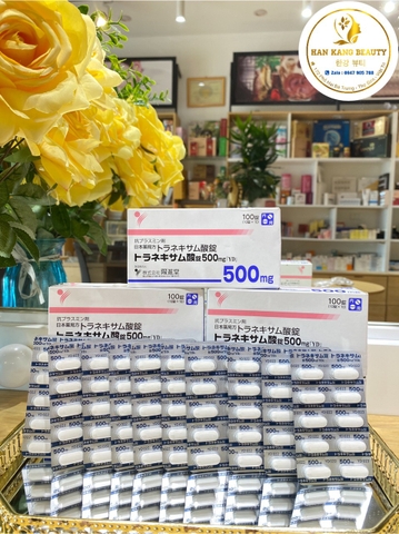 Viên uống trắng da trị nám Transamin 500mg Nhật Bản (100 viên) Viên uống trắng da trị nám Transamin 500mg Nhật Bản (100 viên)