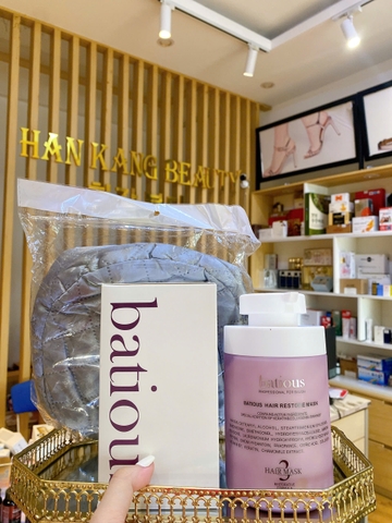 Kem Ủ Tóc Phục Hồi Tóc Hư Tổn Chuyên Sâu Batious Head Spa Botanical Hair Mask 500ml