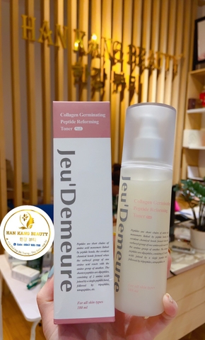 Nước hoa hồng Tonner Cấp ẩm Dưỡng trắng chứa Collagen Germinating Peptide Reforming Toner - Jeu'Demeure