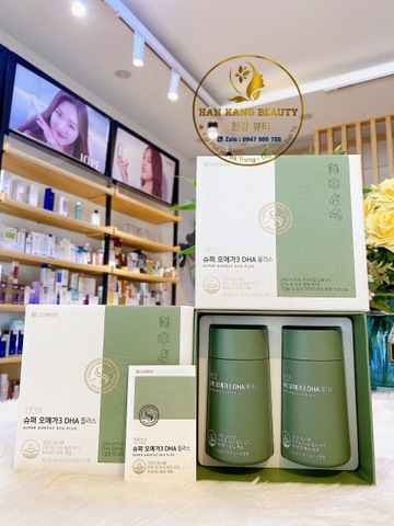 Viên uống Super Omega3 DHA Plus bổ não, bổ mắt của LG Hàn Quốc